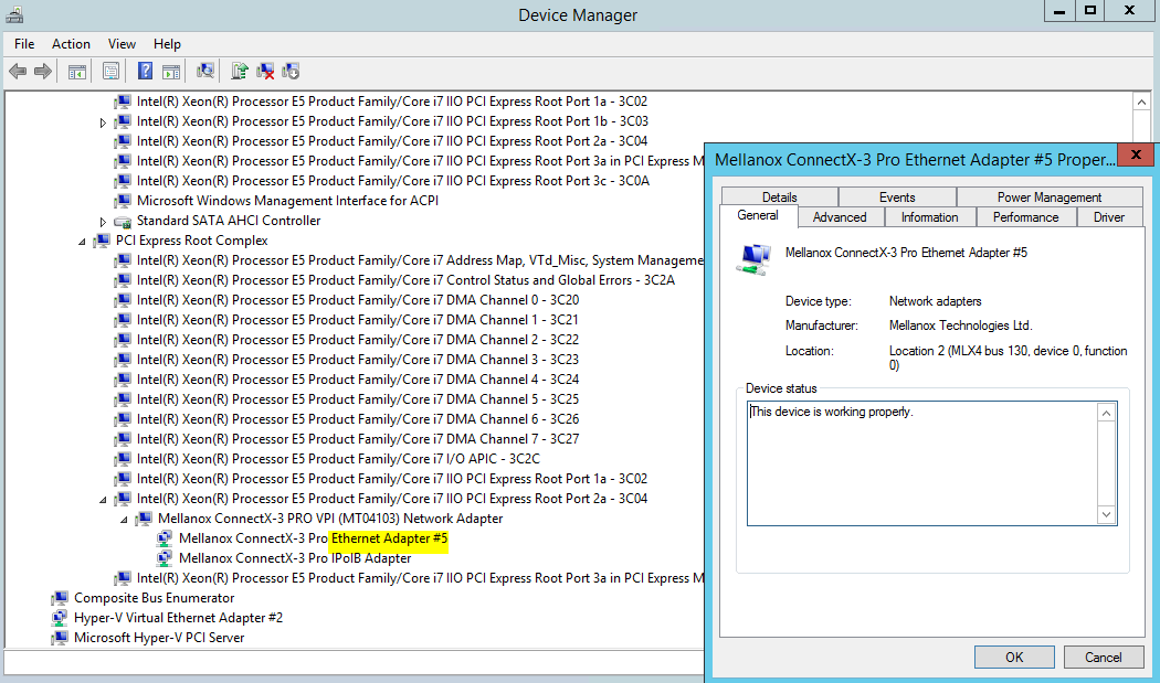 HowTo Install and Configure Mellanox Driver for Windows Environment