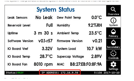 NVIDIA Enterprise Support Portal | Rack DCLC™ CHx80 CDU - Static IP ...