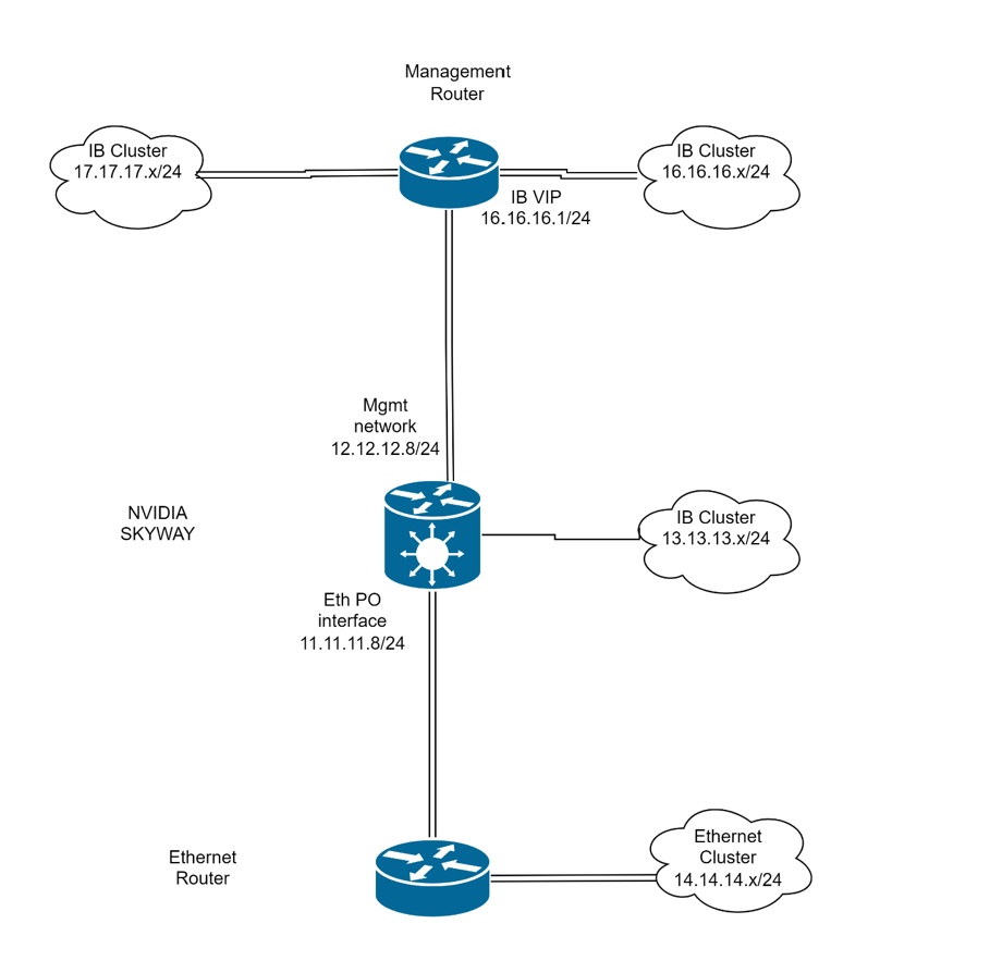 NVIDIA Enterprise Support Portal | Skyway Network Routing Configuration
