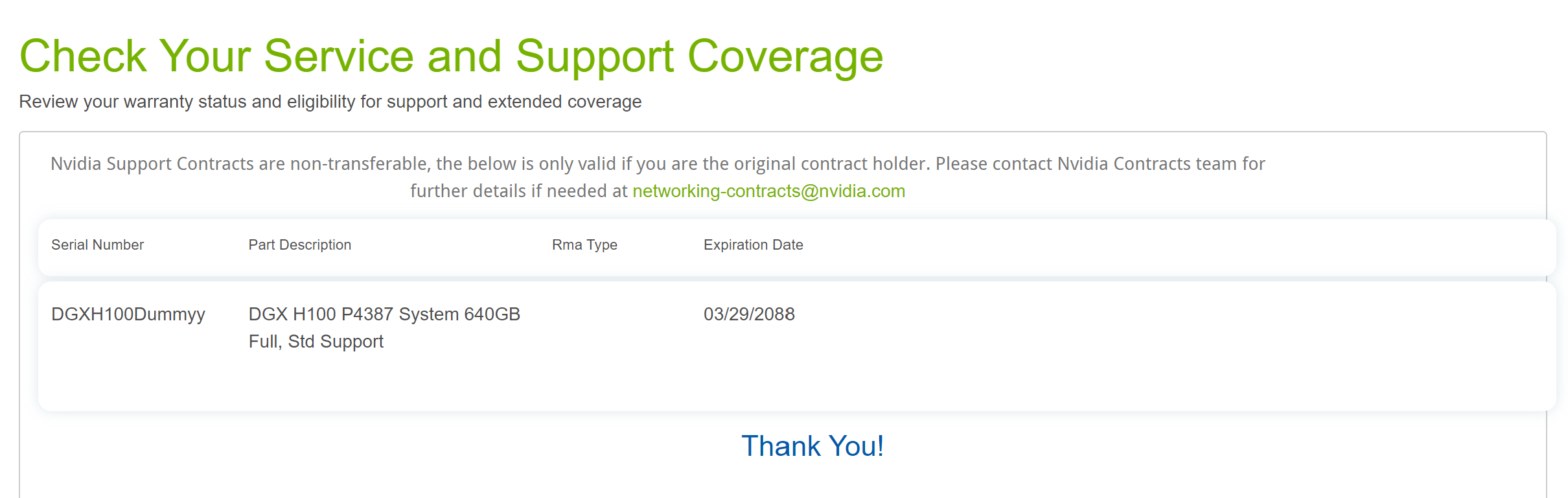 NVIDIA Enterprise Support Portal | How to Check Your Product's Warranty ...