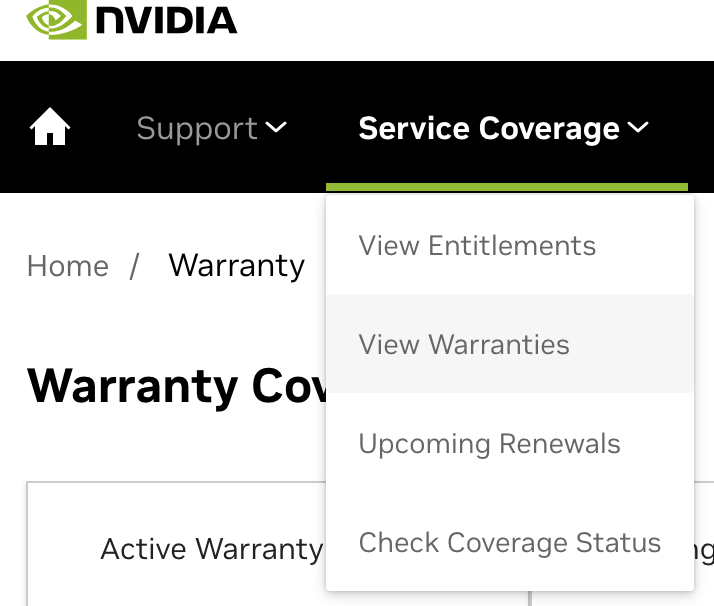 NVIDIA Enterprise Support Portal | Updating Your Address in the ...