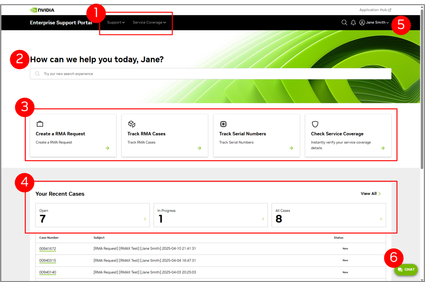 NVIDIA Enterprise Support Portal | RMA Portal User Guide