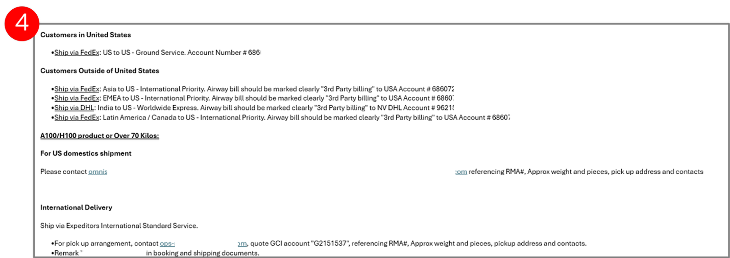 NVIDIA Enterprise Support Portal | RMA Portal User Guide