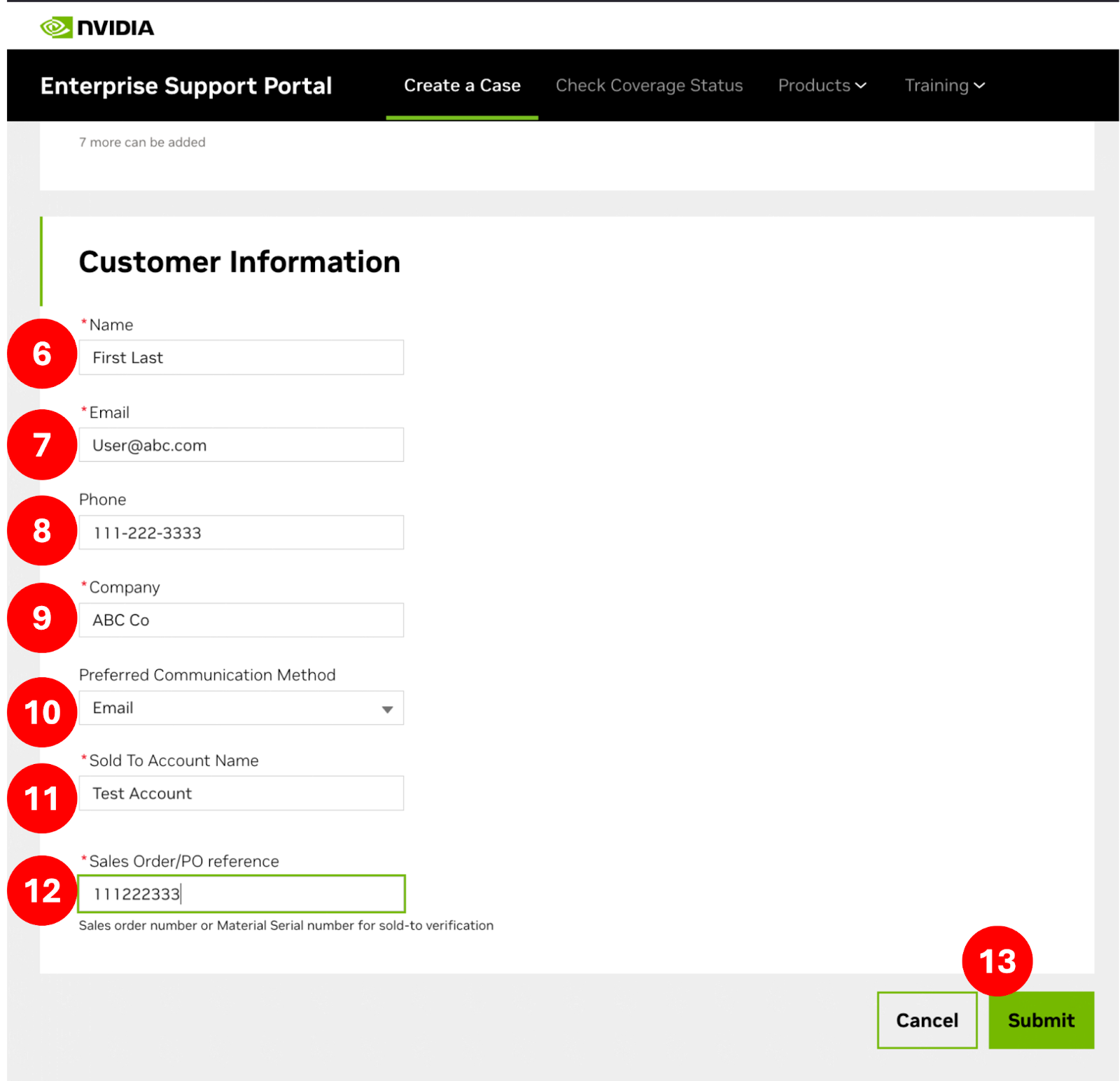 NVIDIA Enterprise Support Portal | RMA Portal User Guide
